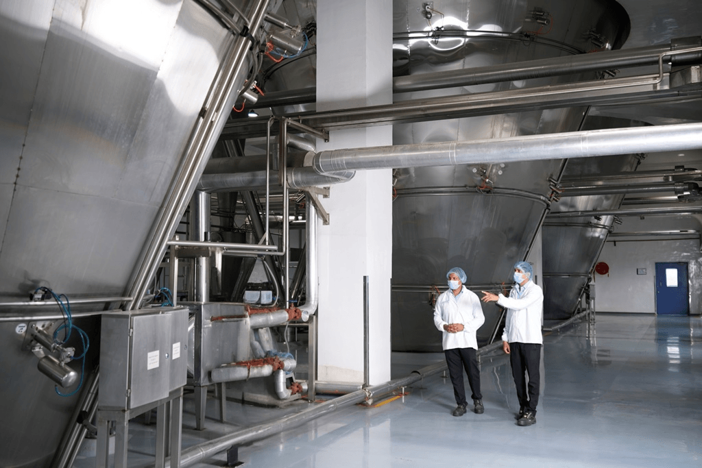of spray-dried powder production capacity